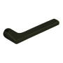 Baldwin Pair of Estate Levers without Rosettes Satin Black