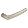Baldwin Single Right Hand Estate Lever Minus Rosettes Lifetime Satin Nickel
