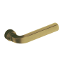 Baldwin Single Right Hand Estate Lever Minus Rosettes Satin Brass and Brown