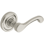 Baldwin Individual Classic Estate Lever without Rosettes Lifetime Polished Nickel