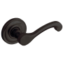 Baldwin Individual Classic Estate Lever without Rosettes Oil Rubbed Bronze