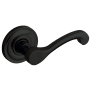 Baldwin Individual Classic Estate Lever without Rosettes Satin Black