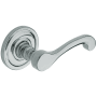 Baldwin Individual Classic Estate Lever without Rosettes Polished Chrome