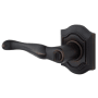Baldwin Bethpage Estate Left Handed Lever without Rosettes Oil Rubbed Bronze