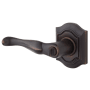 Baldwin Bethpage Estate Left Handed Lever without Rosettes Venetian Bronze