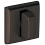 Baldwin Interior and Entrance Thumb turn Lock with Backplate for 3" Doors Oil Rubbed Bronze
