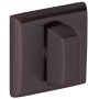 Baldwin Interior and Entrance Thumb turn Lock with Backplate for 3" Doors Venetian Bronze
