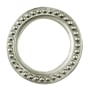 Baldwin Beaded Decorative Cylinder Trim Collar Lifetime Satin Nickel