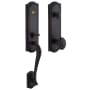 Baldwin Bethpage Dummy Handleset with Bethpage Interior Knob Oil Rubbed Bronze