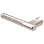 Baldwin Single Left Hand Estate Lever Minus Rosettes Lifetime Satin Nickel