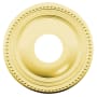 Baldwin R008 Privacy Rosette Only from the Estate Collection - Pair Non-Lacquered Brass
