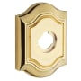 Baldwin Individual 3.25" Height Bethpage Passage Rosette Lifetime Polished Brass