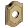 Baldwin Individual 3.25" Height Bethpage Passage Rosette Satin Brass and Black
