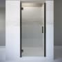 Basco Coppia 72" High x 24-9/16" Wide Hinged Frameless Shower Door with Clear Glass Oil Rubbed Bronze