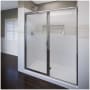 Basco Deluxe 68-5/8" High x 59" Wide Pivot Framed Shower Door with AquaGlideXP Clear Glass Chrome