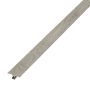 Bedrosians Cassio 95" x 2" Vinyl Glue Down Vinyl Flooring T-Molding - Sold by Piece (7.88 LF/Piece) Gray