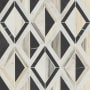 Bedrosians Modni - 11" x 16" Square Floor and Wall Tile - Honed Visual - Sold by Carton (5.6 SF/Carton) Eastern White / Nero Marquina / Calacatta Zebrino