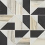 Bedrosians Modni - 12" x 12" Square Floor and Wall Tile - Honed Visual - Sold by Carton (9.3 SF/Carton) Eastern White / Nero Marquina / Calacatta Zebrino