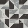 Bedrosians Modni - 12" x 12" Square Floor and Wall Tile - Honed Visual - Sold by Carton (9.3 SF/Carton) White Carrara / Nero Marquina / Bardiglio Nuvolato