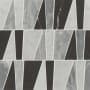 Bedrosians Sample Only of 10000111.7512.63 White Carrara / Nero Marquina / Bardiglio Nuvolato