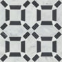 Bedrosians Sample Only of 10000111.2511.25-Ma White Carrara / Nero Marquina