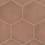 Bedrosians Sample Only of DECMAKHEX10M Umi Terracotta