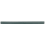 Bedrosians Marin 12" x 1" Glossy Ceramic Grout or Thin-Set Tile Jolly - Sold by Piece (1 LF/Piece) Ocean Teal (Teal)