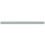 Bedrosians Marin 12" x 1" Glossy Ceramic Grout or Thin-Set Tile Jolly - Sold by Piece (1 LF/Piece) Aloe Green (Light Green)