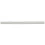 Bedrosians Marin 12" x 1" Glossy Ceramic Grout or Thin-Set Tile Jolly - Sold by Piece (1 LF/Piece) Pebble Gray (Light Gray)