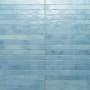 Bedrosians Chroma - 2" x 18" Rectangle Wall Tile - Glossy Visual - Sold by Carton (7.42 SF/Carton) Sky