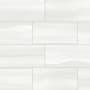 Bedrosians Linear Stone - 12" x 12" Square Floor and Wall Tile - Honed Visual - Sold by Carton (15.06 SF/Carton) White