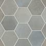 Bedrosians Celine - 4" x 5" Hexagon Floor and Wall Tile - Matte Visual - Sold by Carton (4.68 SF/Carton) Blue