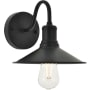 Bellevue Glynis Single Light 8" Tall Bathroom Sconce Black