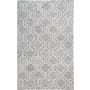 Bellevue Newcastle 8' x 10' Wool Hand Tufted Trellis Farmhouse Area Rug From the Natalia Collection Fossil Gray / Ivory