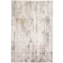 Bellevue Hauser 7-3/4' x 11' Viscose Abstract Rectangular Area Rug From the Logan Collection Ivory / Gray