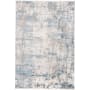 Bellevue Hauser 7-3/4' x 11' Viscose Abstract Rectangular Area Rug From the Logan Collection Navy / Ivory