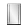 Bellevue Wilcox 24" W x 36" H Rectangular Metal Framed Bathroom Mirror Matte Black