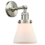 Bellevue Walter 6-1/4" Wide Bathroom Sconce with Frosted Glass Shade Brushed Satin Nickel