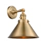 Bellevue Norman 8" Tall Bathroom Sconce Brushed Brass