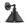 Bellevue Norman 8" Tall Bathroom Sconce Matte Black