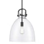 Bellevue Wendell 14" Wide Pendant Matte Black