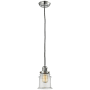 Bellevue Louise 6" Wide Mini Pendant with Clear Glass Shade Polished Nickel