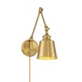 Bellevue 17" Tall Wall Sconce Natural Brass