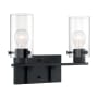 Bellevue Copson 2 Light 15" Wide Bathroom Vanity Light Matte Black