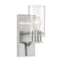 Bellevue Copson 11" Tall Bathroom Sconce Brushed Nickel