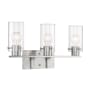 Bellevue Copson 3 Light 21" Wide Bathroom Vanity Light Brushed Nickel