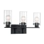 Bellevue Copson 3 Light 21" Wide Bathroom Vanity Light Matte Black