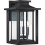 Bellevue Arthur 3 Light 17" Tall Outdoor Wall Sconce Earth Black