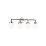 Bellevue Orne 4 Light 30" Wide Bathroom Vanity Light Brushed Nickel
