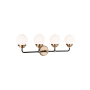 Bellevue Orne 4 Light 30" Wide Bathroom Vanity Light Satin Bronze